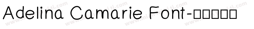 Adelina Camarie Font字体转换